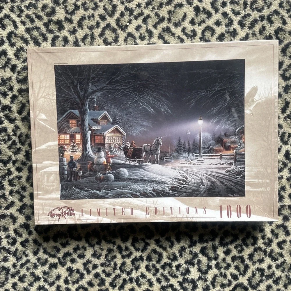 Terry‎ Redlin Limited Edition 1000 PC Jigsaw Puzzle Winter Wonderland NEW Sealed